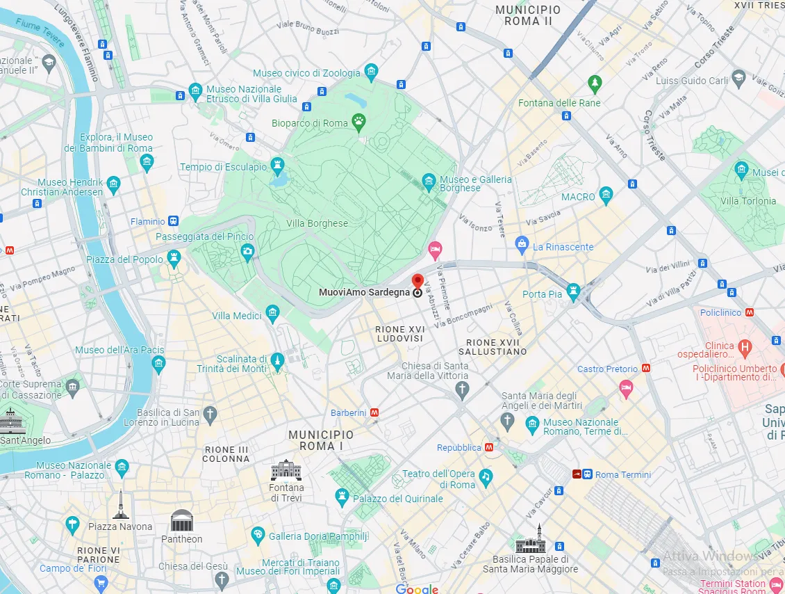 Mappa MUOVIAMO PINCIANO