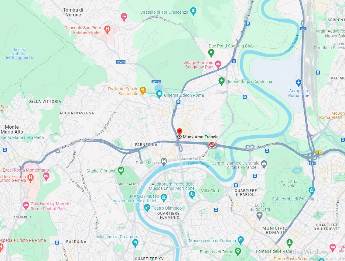 Mappa MUOVIAMO CORSO DI FRANCIA