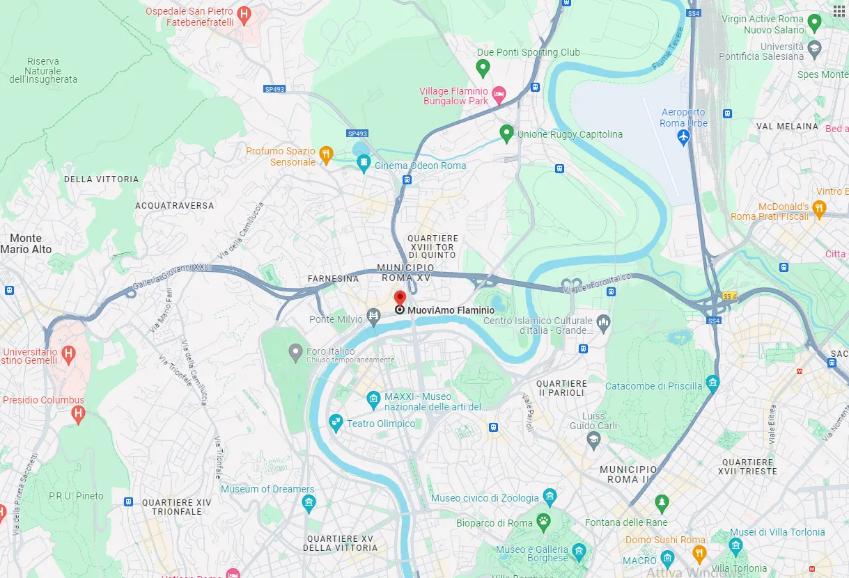Mappa MUOVIAMO FLAMINIO
