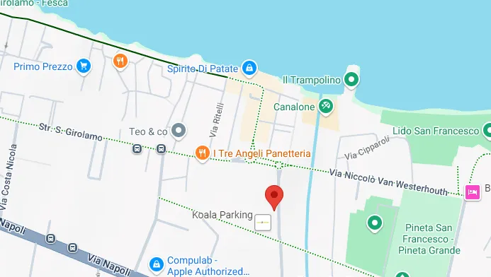 Mappa KOALA PARKING