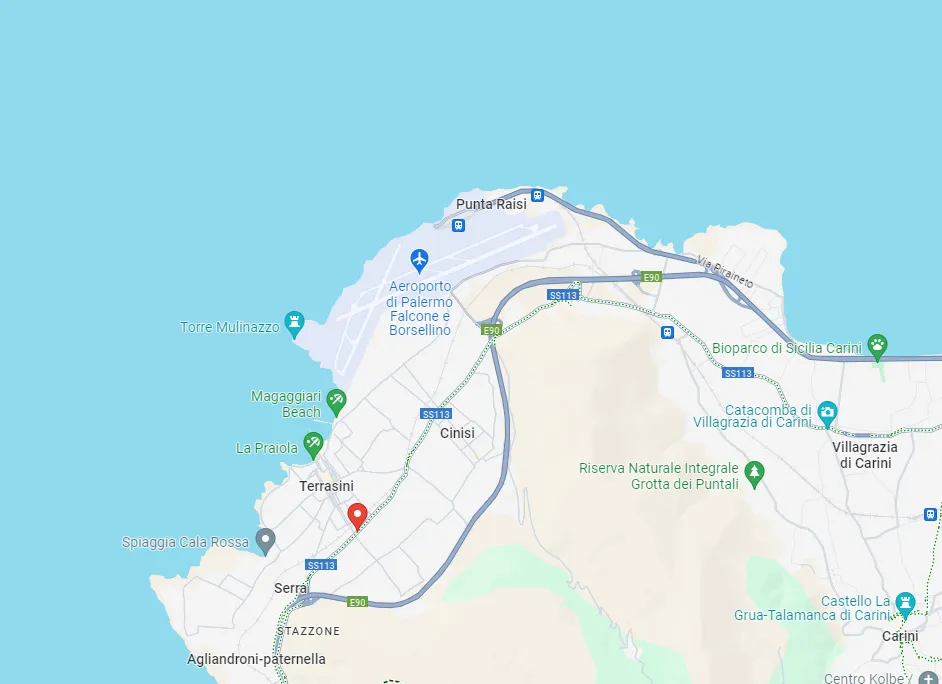 Mappa PARKINGAIRPORT FALCO