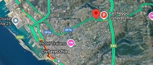 Mappa PARKING CIVITAVECCHIA