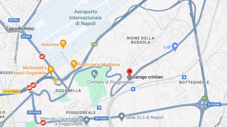 Mappa GARAGE CRISTIAN