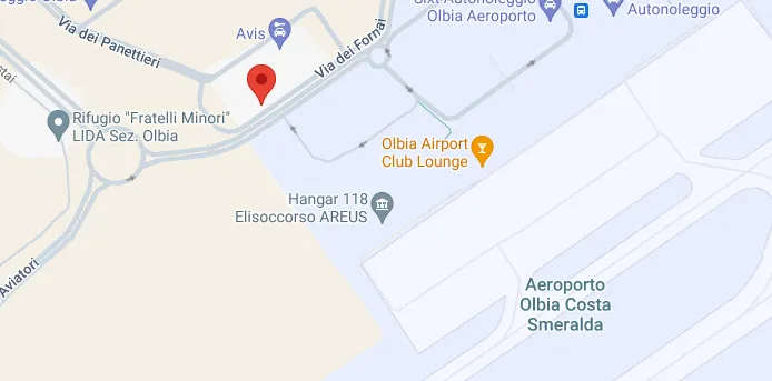 Mappa PROMO PARKING by SUN LINES