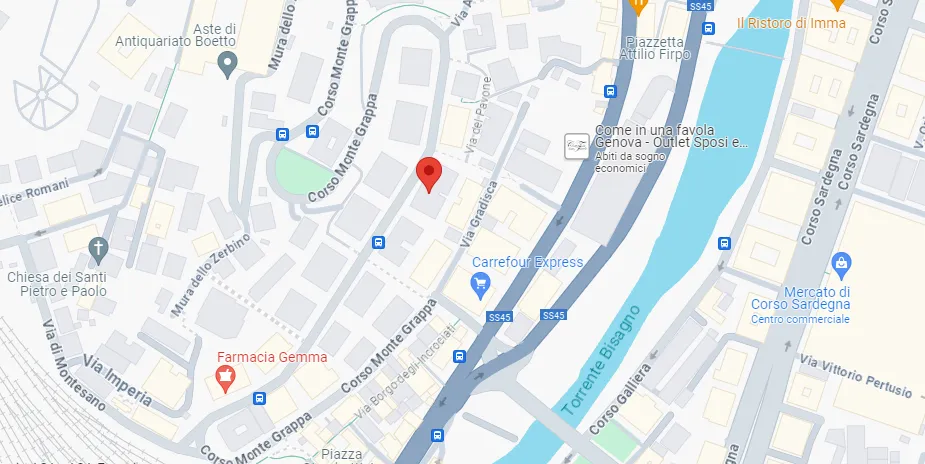 Mappa MONTEGRAPPA GARAGE