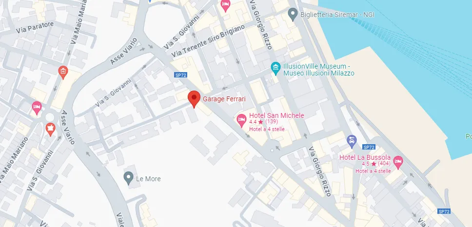 Mappa GARAGE FERRARI