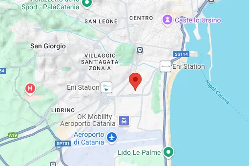 Mappa BEST PARKING - Aeroporto Catania