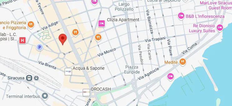 Mappa AUTORIMESSA CAR WASH