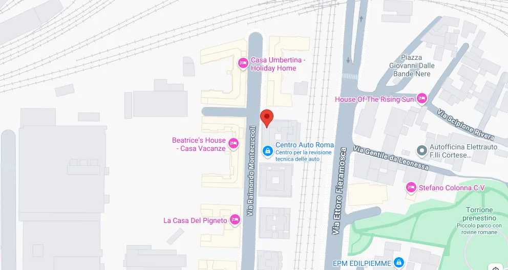 Mappa CENTRO AUTO ROMA