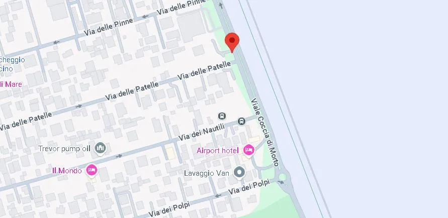 Mappa FIUMICINO AIRPORT PARKING