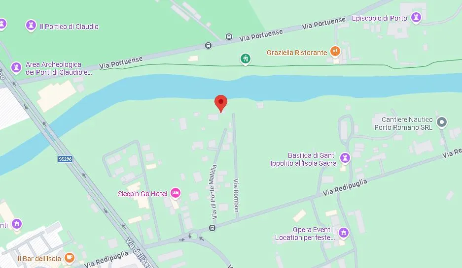 Mappa THE PARKING FIUMICINO