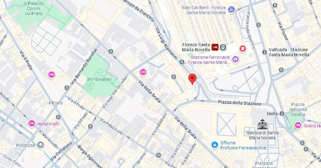 Mappa STAZIONE SMN PARKING CLUB