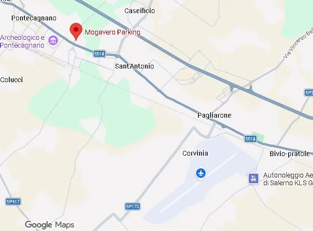 Mappa MOGAVERO PARKING